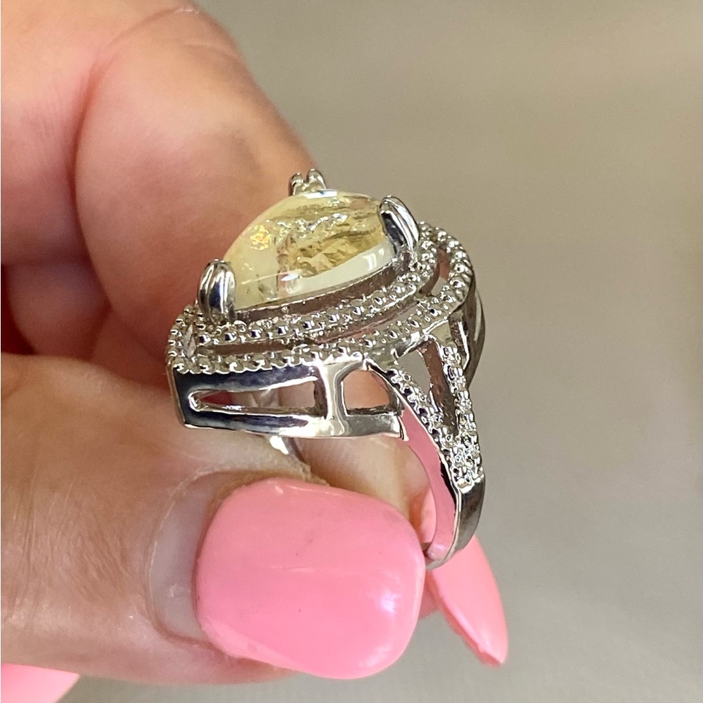 ๐ฅ๐นโค๏ธ Opal gemstone silver ring - Picture 9 of 9